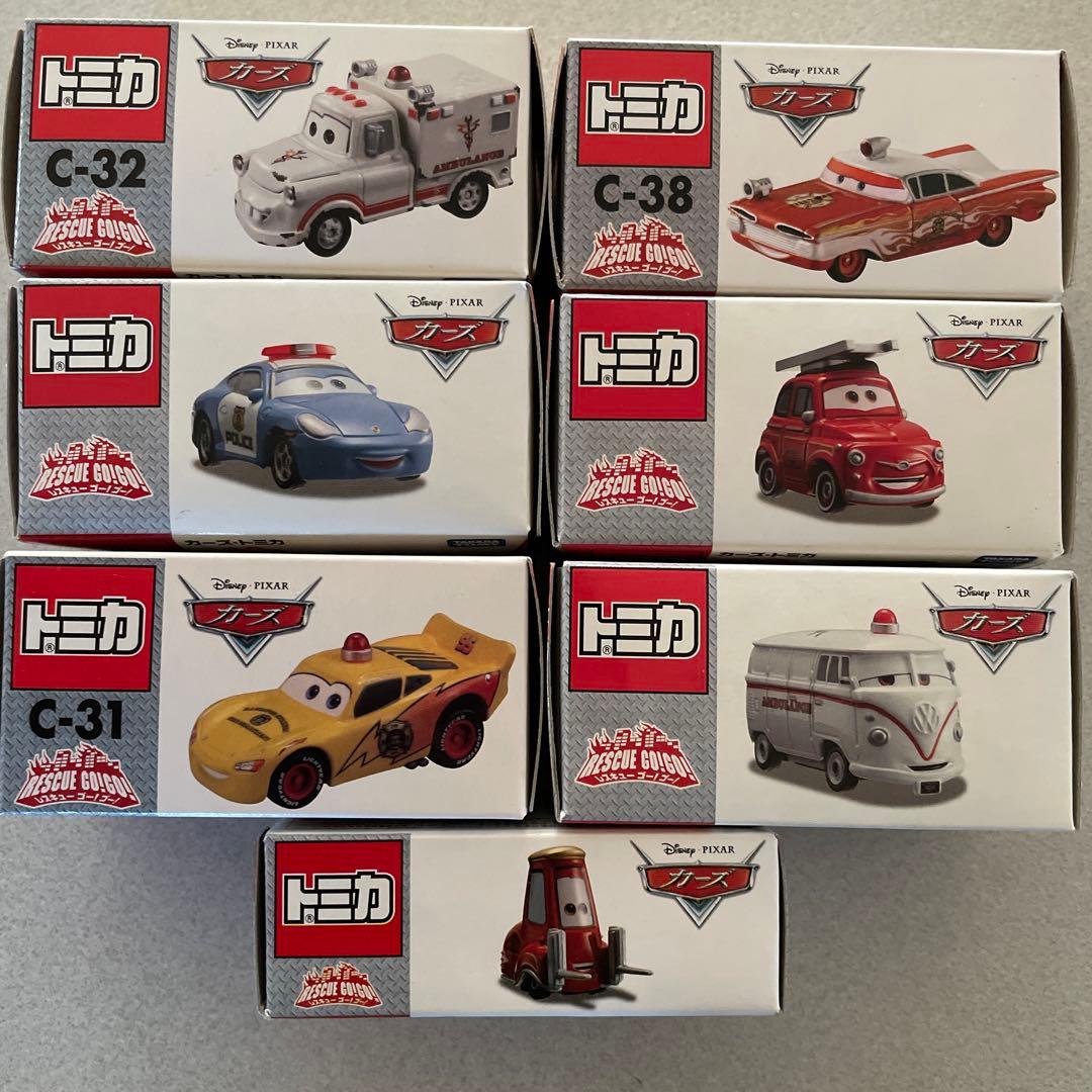カーズトミカ　レスキューゴー！ゴー！　7台セット
