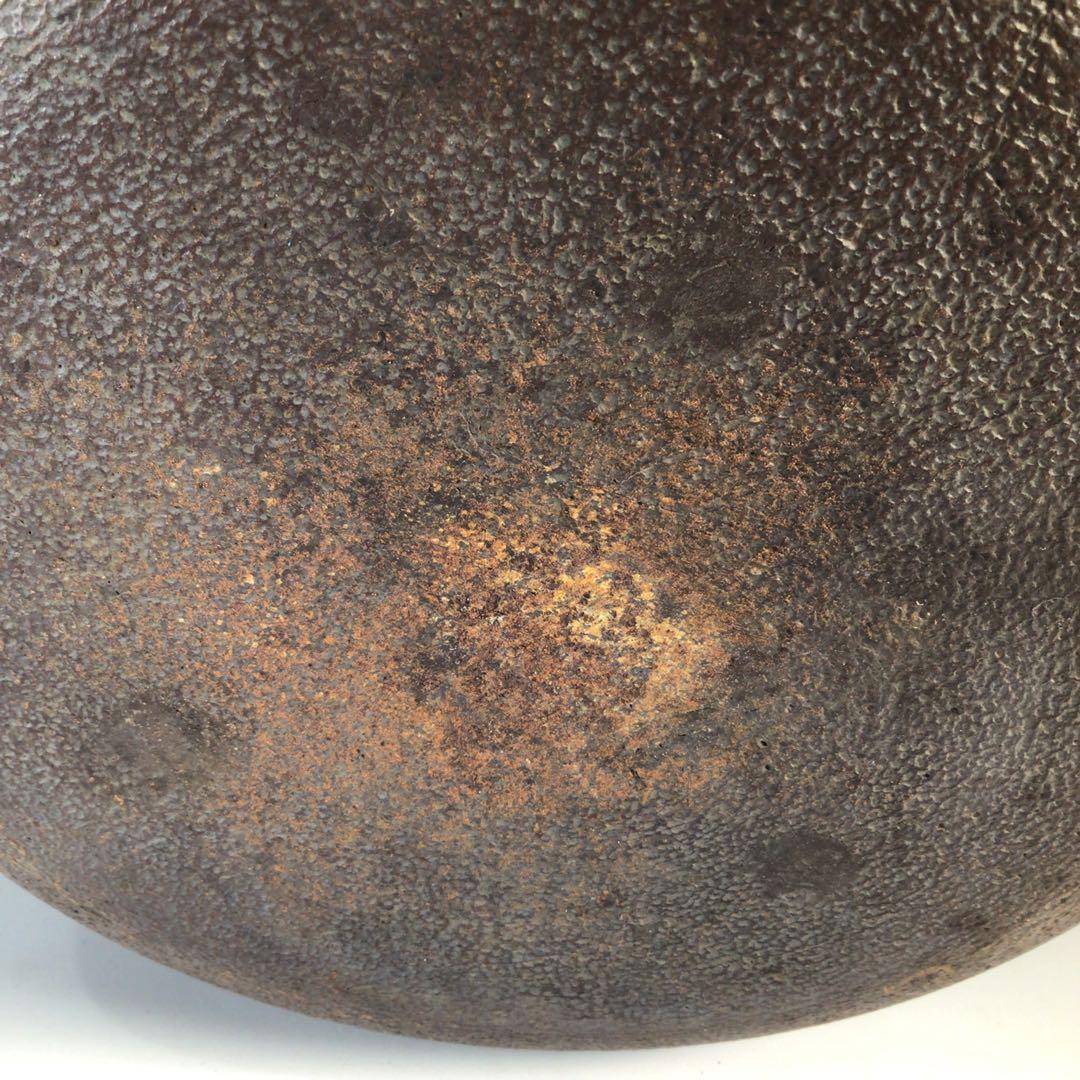 Ｍ７４７　茶釜　『人間国宝　高橋敬典造』『万代屋釜』　共箱　茶道具