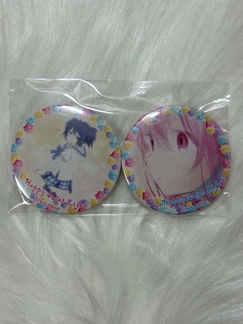 ハッピーシュガーライフ ハピシュガ 缶バッジ 松坂さとう 神戸しお