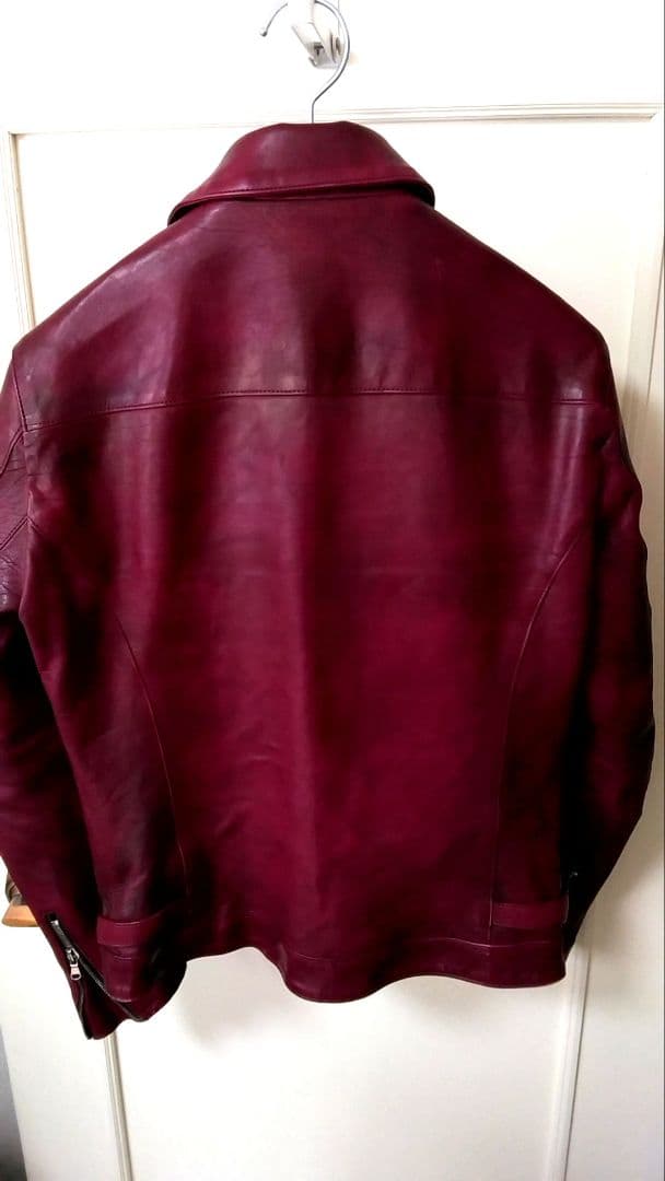 1*8様 完売品STRUM バーニングダイ シングルライダース サイズM