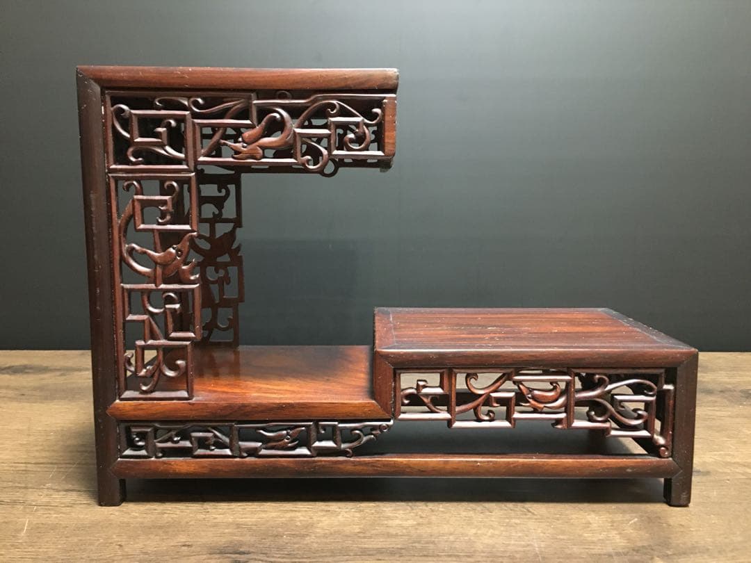 骨董　時代物　花台飾台