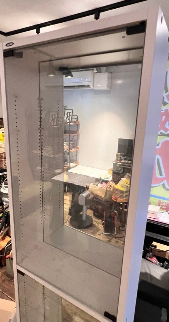 JAJANフィギュアラック　天井上置転倒防止オプション棚付き　早い者勝ち