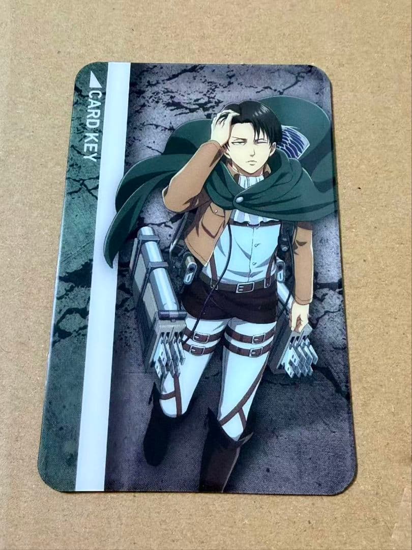 リヴァイ 進撃の巨人 カラオケの鉄人 ルーム特典 ルームキー風カード