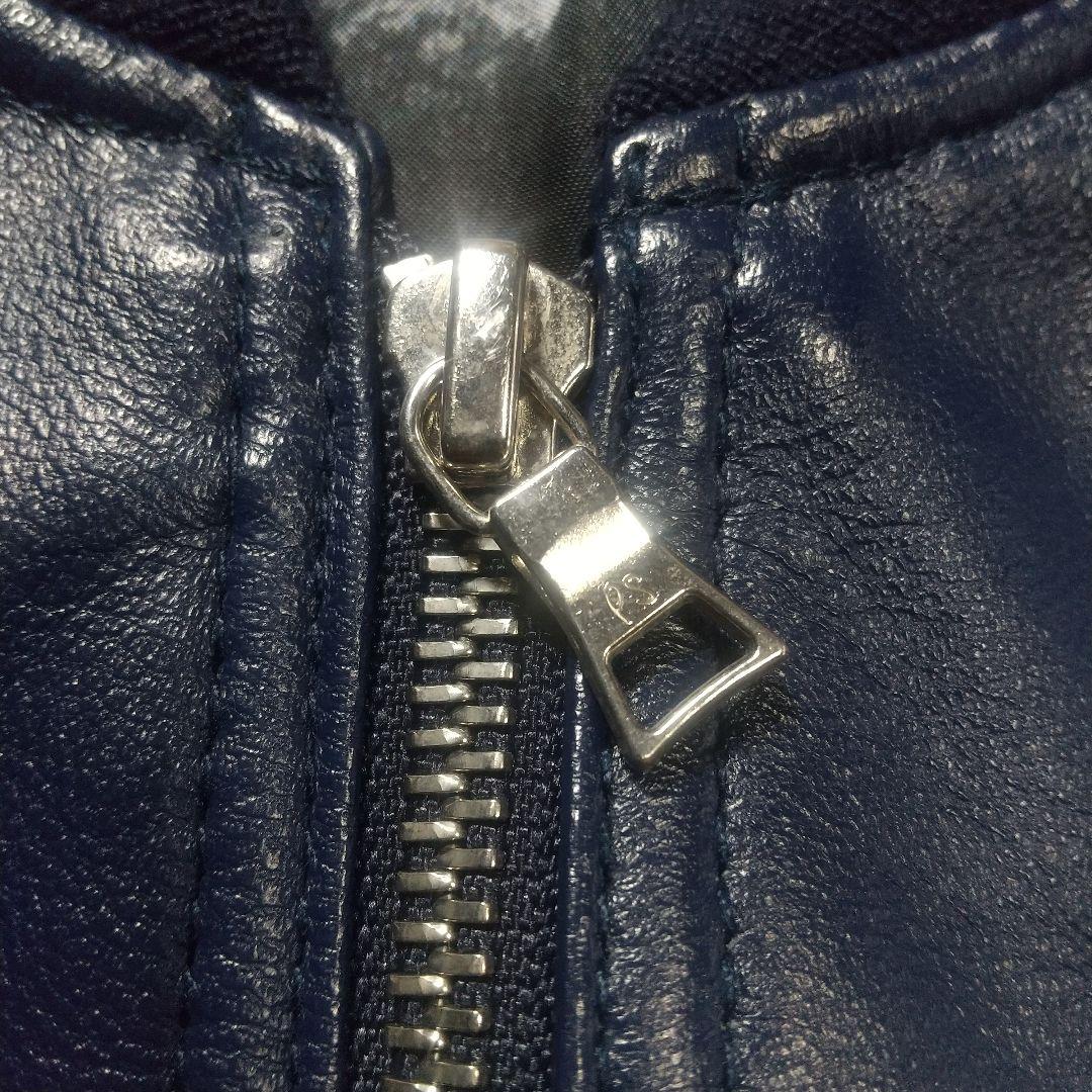 美品 L ポールスミス レザージャケット ブルゾン ボンバー MA1 革ジャン
