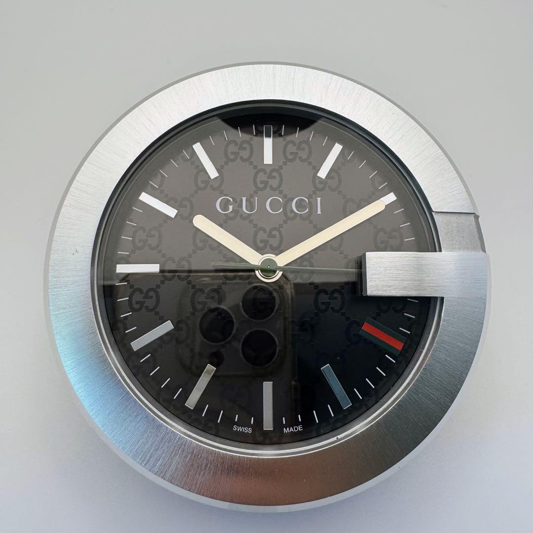 GUCCI グッチ シマ テーブルクロック YC210008 電池交換済み