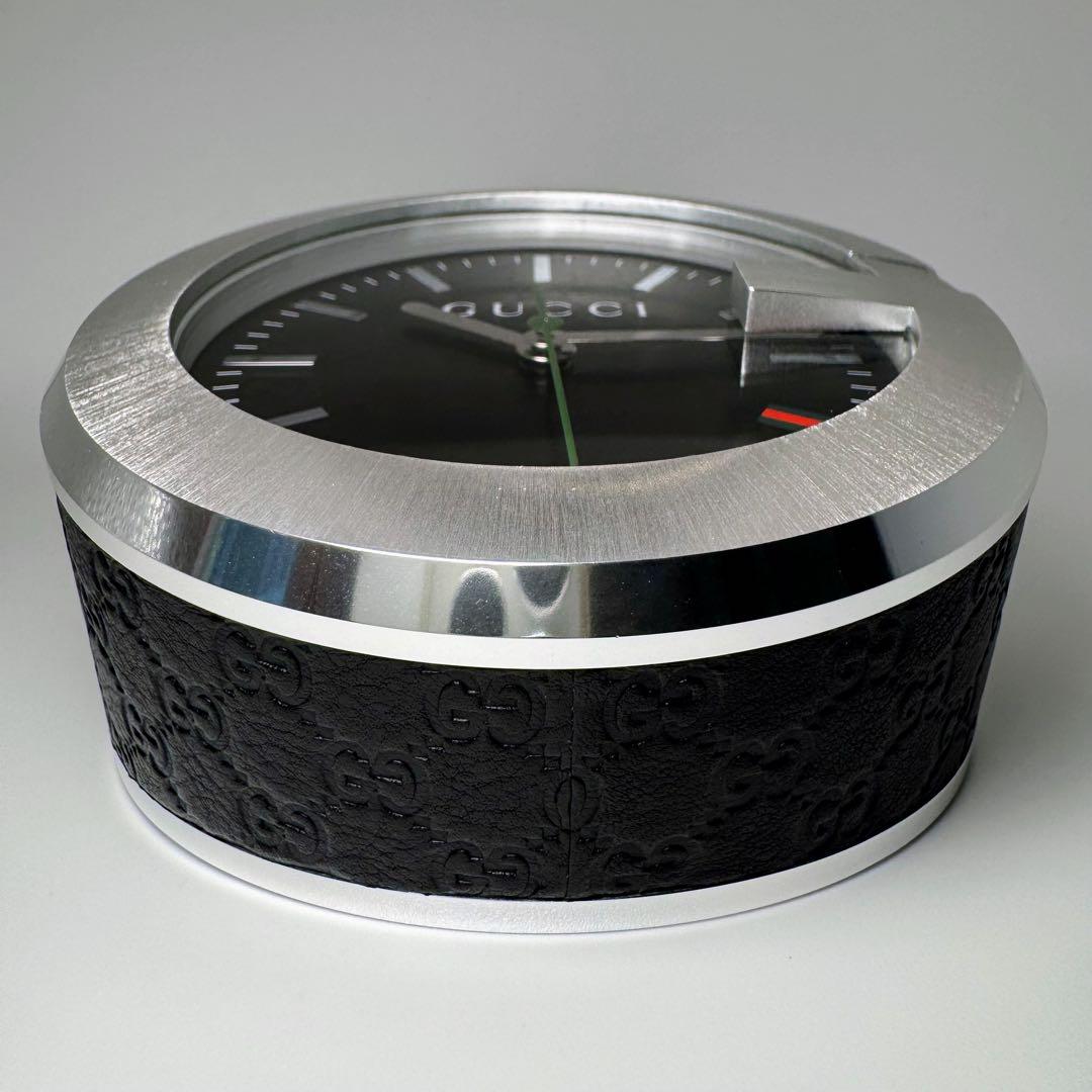 GUCCI グッチ シマ テーブルクロック YC210008 電池交換済み