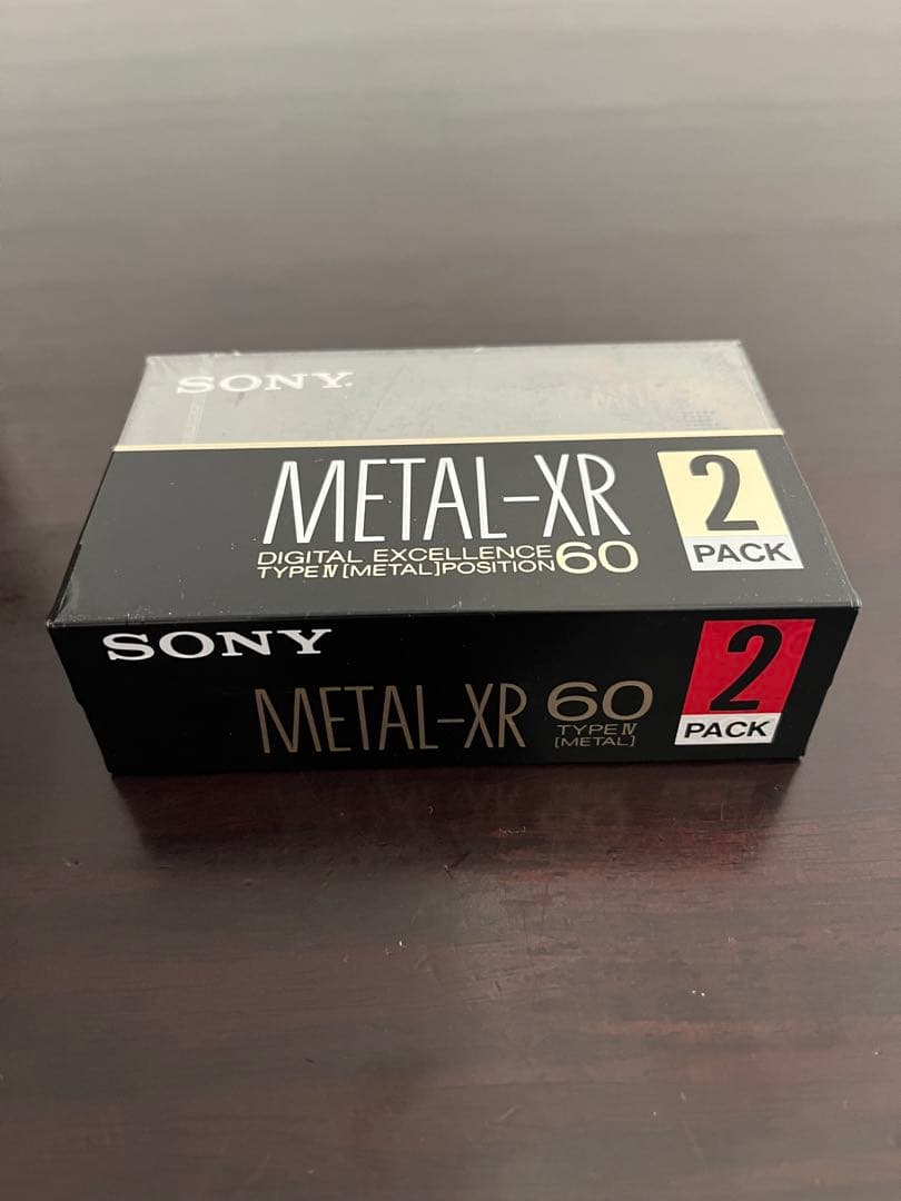 SONY L-XR 60　カセットテープ 2パック　未開封品