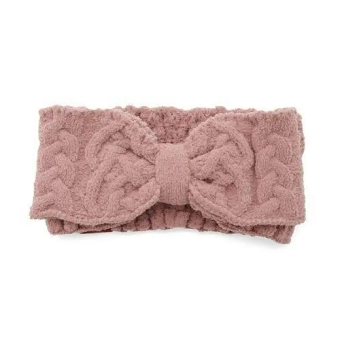 gelato pique　スフレハートアランカーディガン& ヘアバンド　ピンク