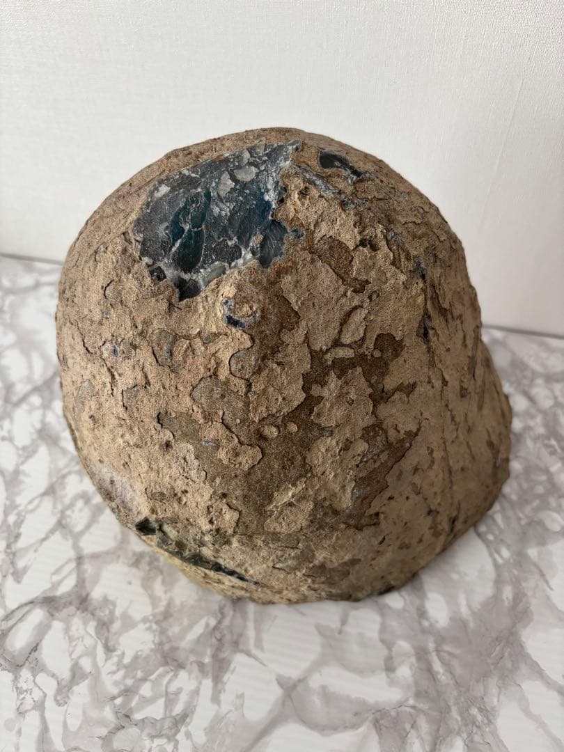 瑪瑙 ブルーメノウ 原石 インテリア　約9.6kg 約19.5✕24cm