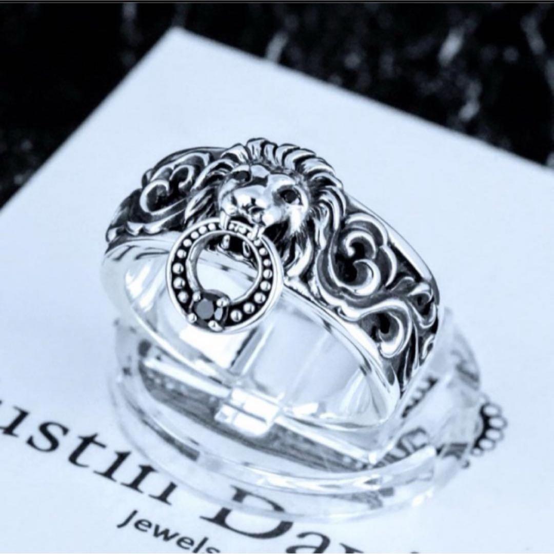 美品!ジャスティンデイビス SRJ522 LION KEEPER リング