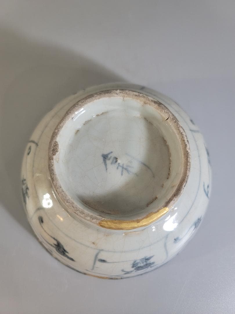 中国 舎利 染付 碗 DT231