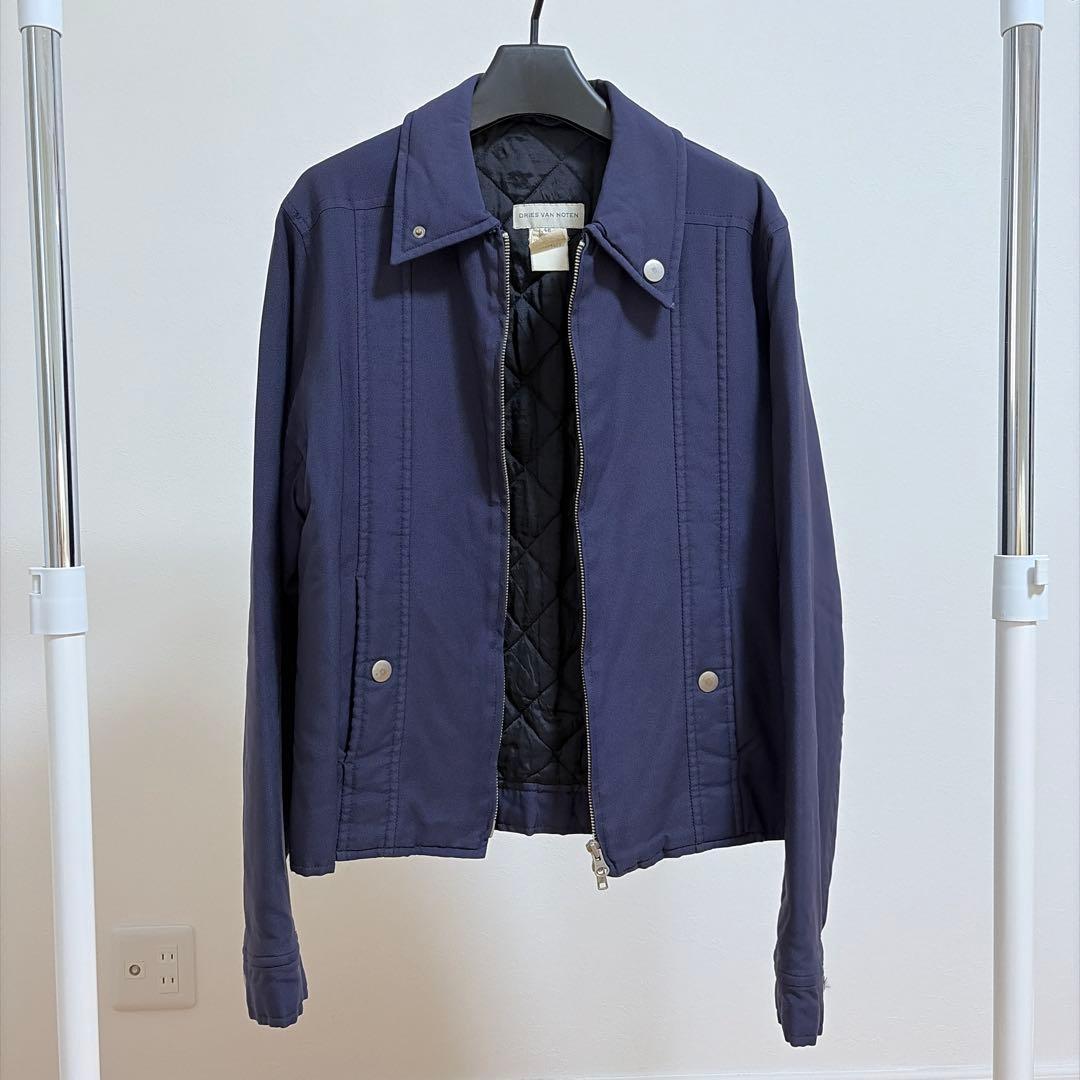 ドリスヴァンノッテン　ブルゾン　ネイビー