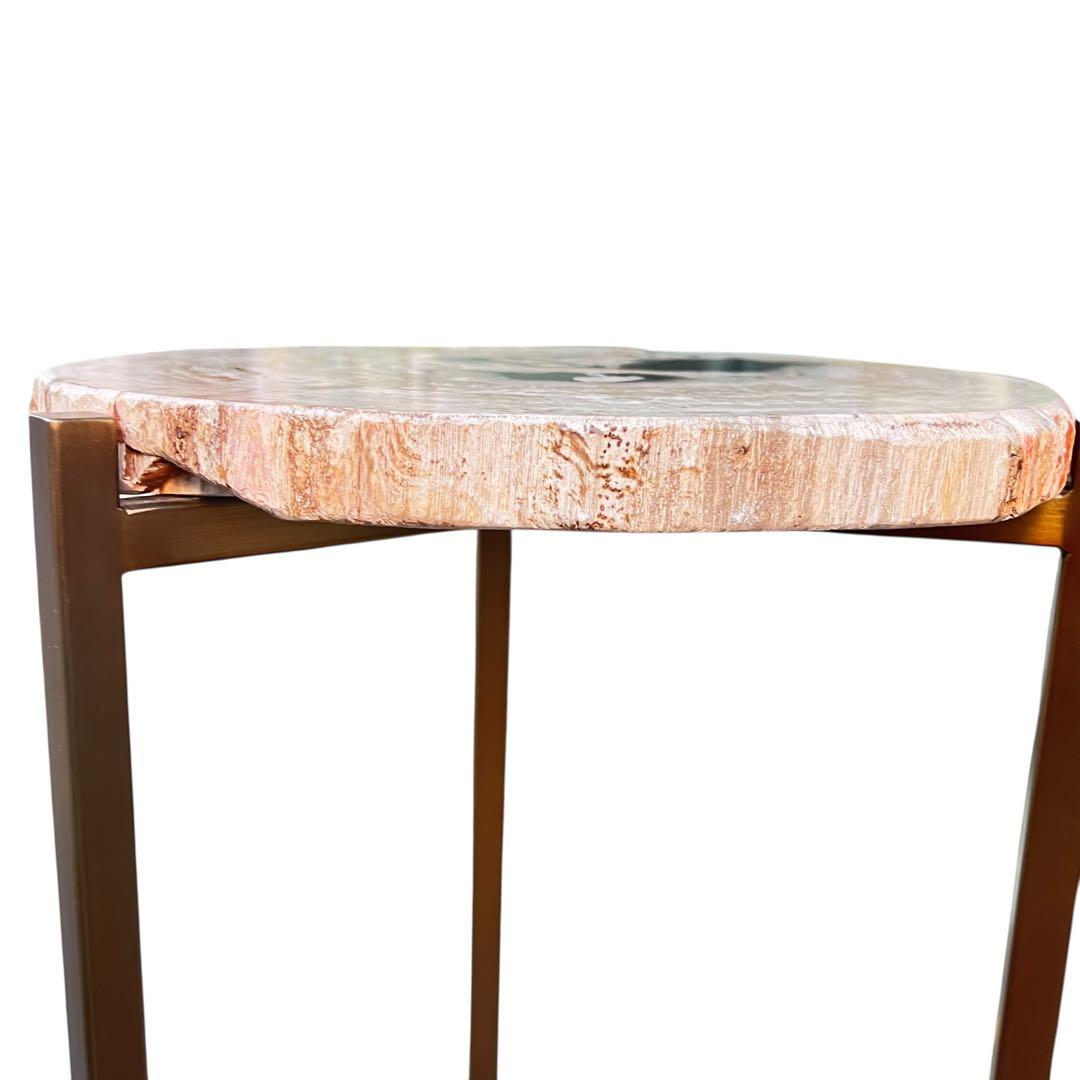 KAJA カジャ 木化石 サイドテーブル (H55)