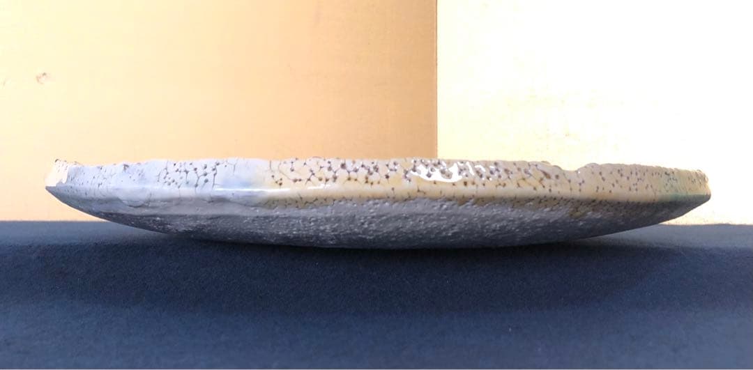 《R》懐石 三彩 大皿 木村盛康 共布 共箱　251022い5❗️割引