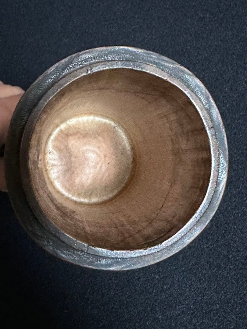 中国美術 竹製 松下三老人彫　蓋付き　古筆筒　 文房具　唐物　 古美術