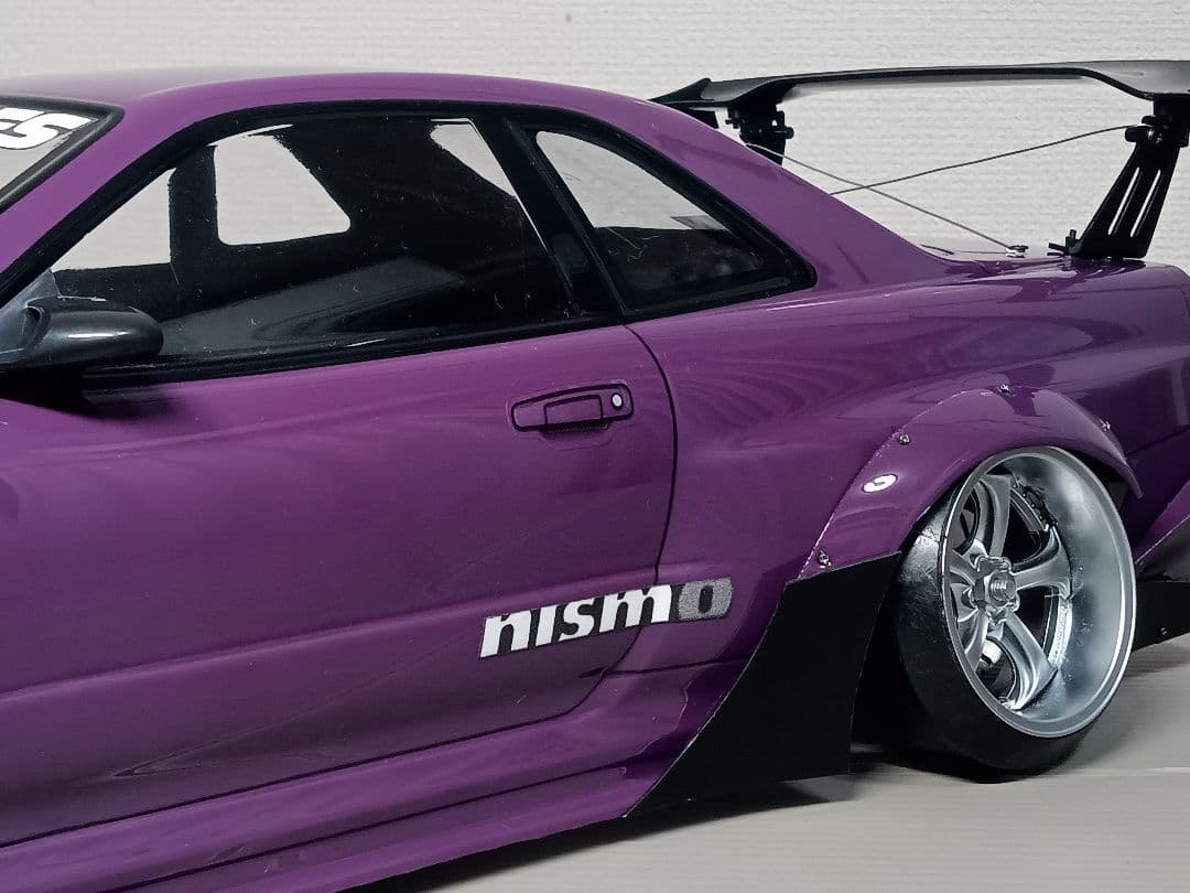 ラジコンボディ　カスタムボディNO.86 スカイラインR34 GTR