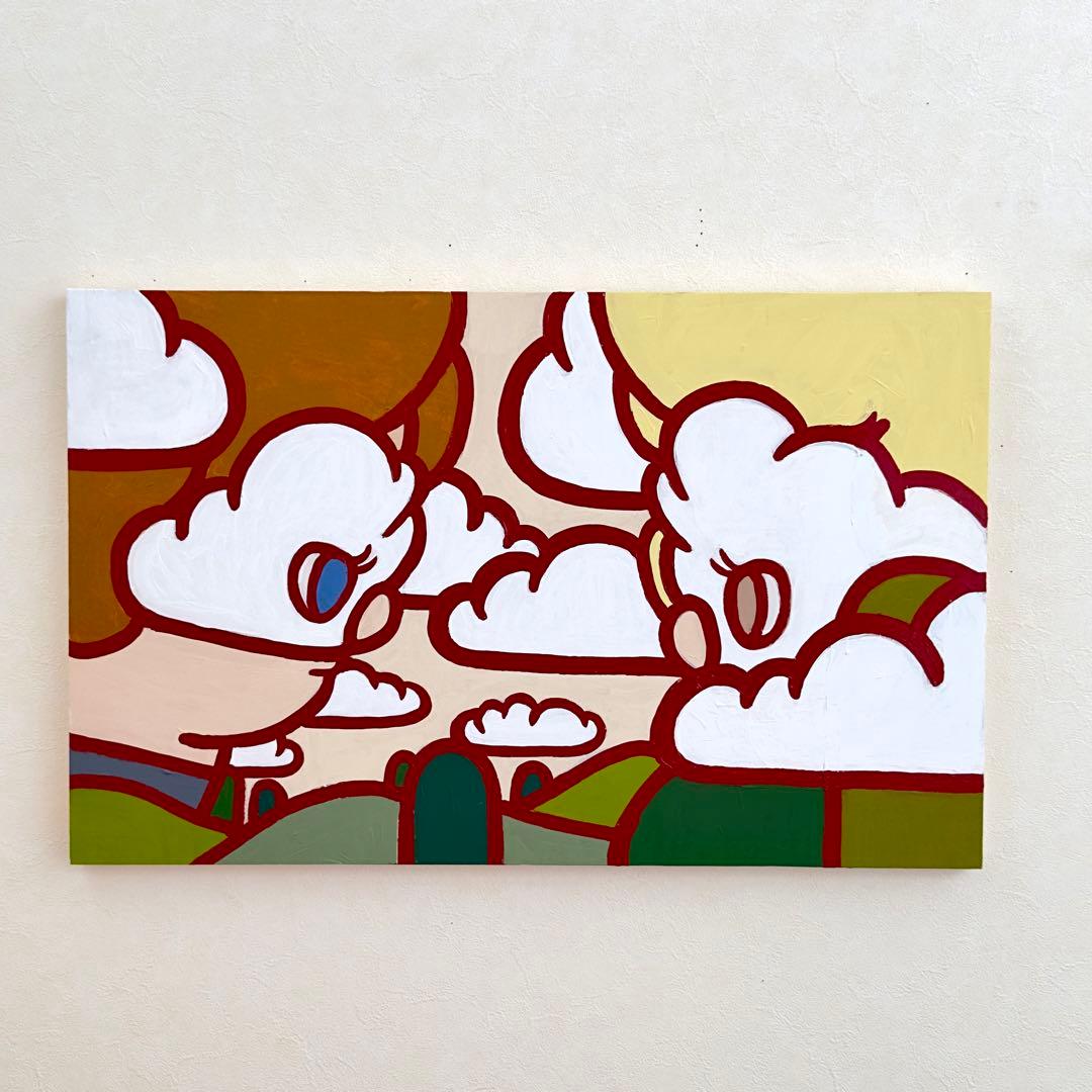 ●Kaoruko Negishi● 2点セット アクリル画　原画　紐付き