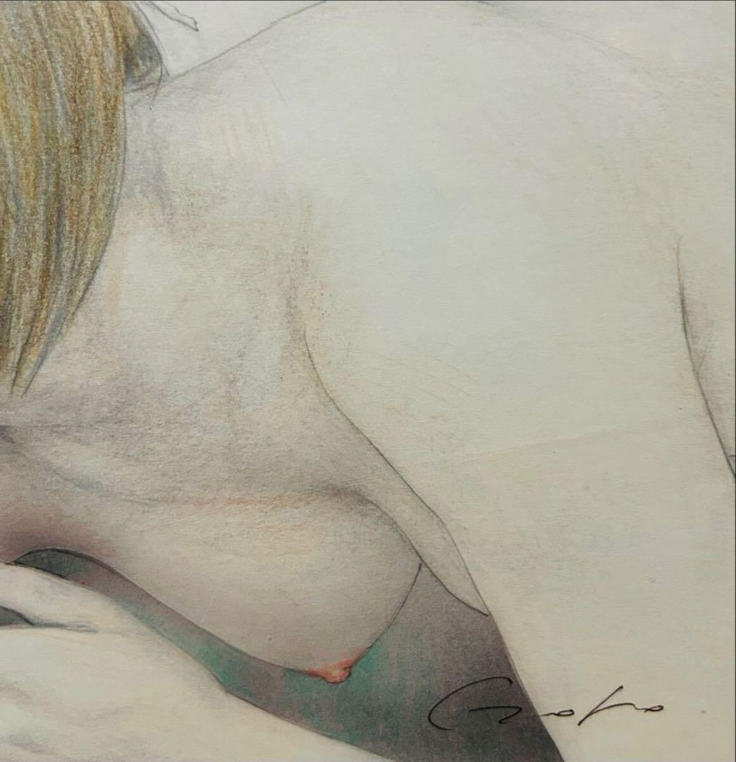 【真作】☆石川吾郎☆イラスト原画☆「艶狐とおいなりさん」☆直筆サイン入り☆保管品