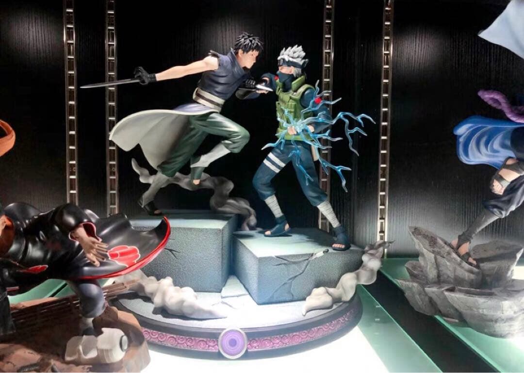 翌日発送　カカシ　オビト　ナルト　フィギュア　ガレージキット