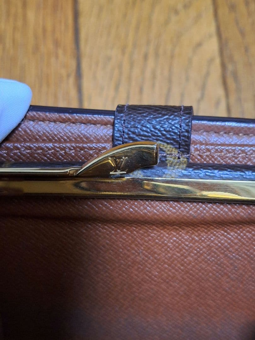 美品！LOUIS VUITTON ポルトフォイユ ヴィエノワ がま口二つ折り財布