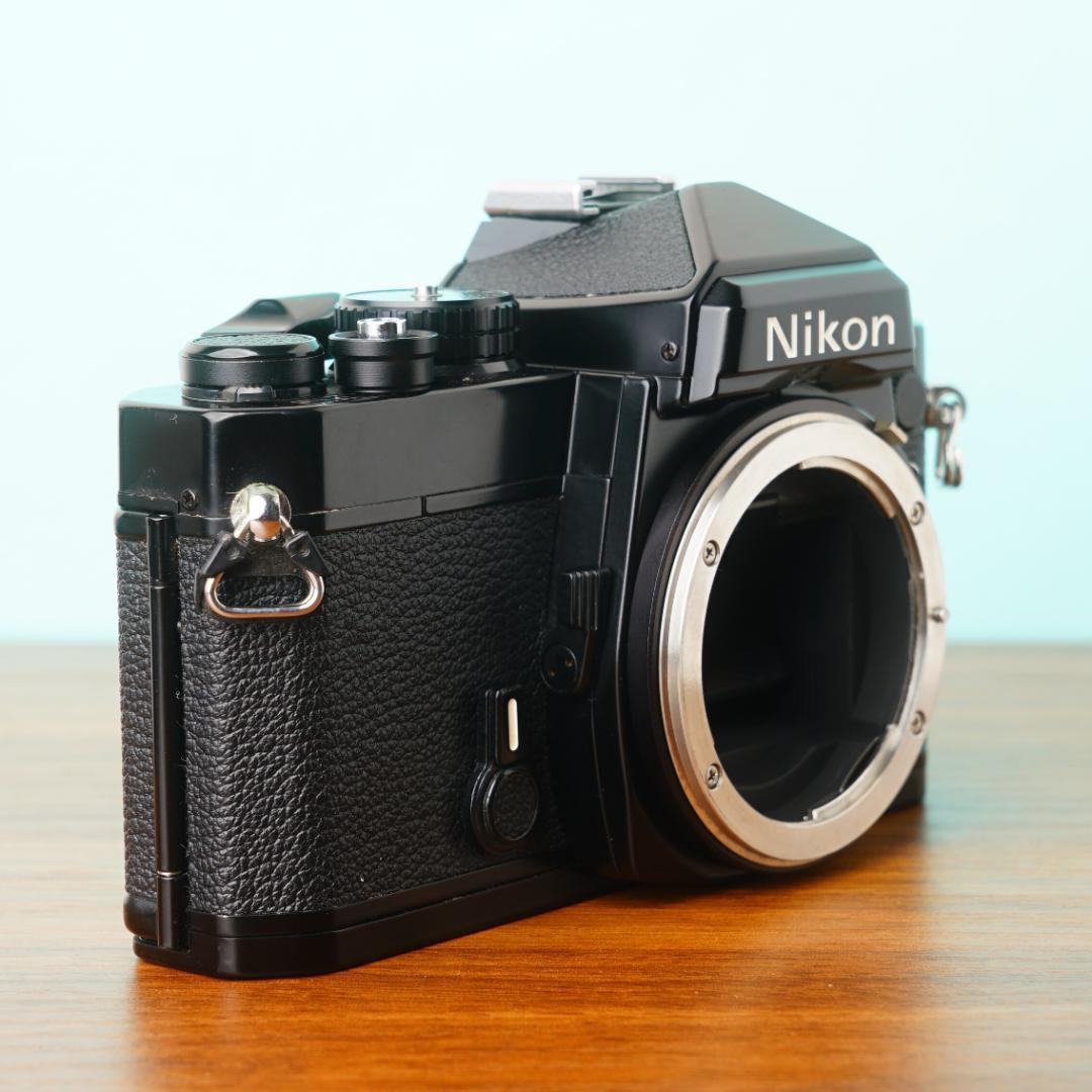 [美品] 完動品◎ニコン FE ブラック フィルムカメラ 防湿庫管理 #78