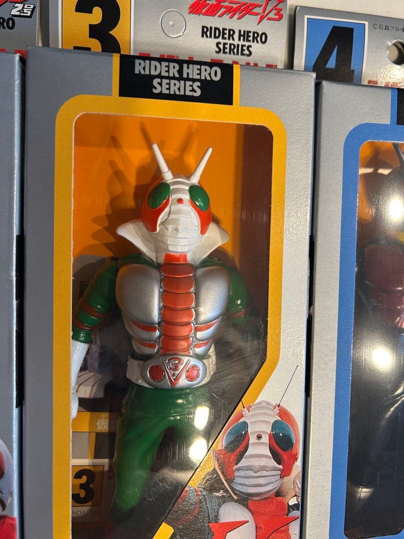 ライダーヒーローシリーズ　セミコンプ　新品未開封　コレクション品　1991年製