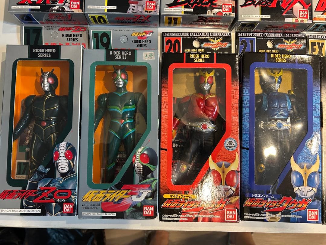 ライダーヒーローシリーズ　セミコンプ　新品未開封　コレクション品　1991年製