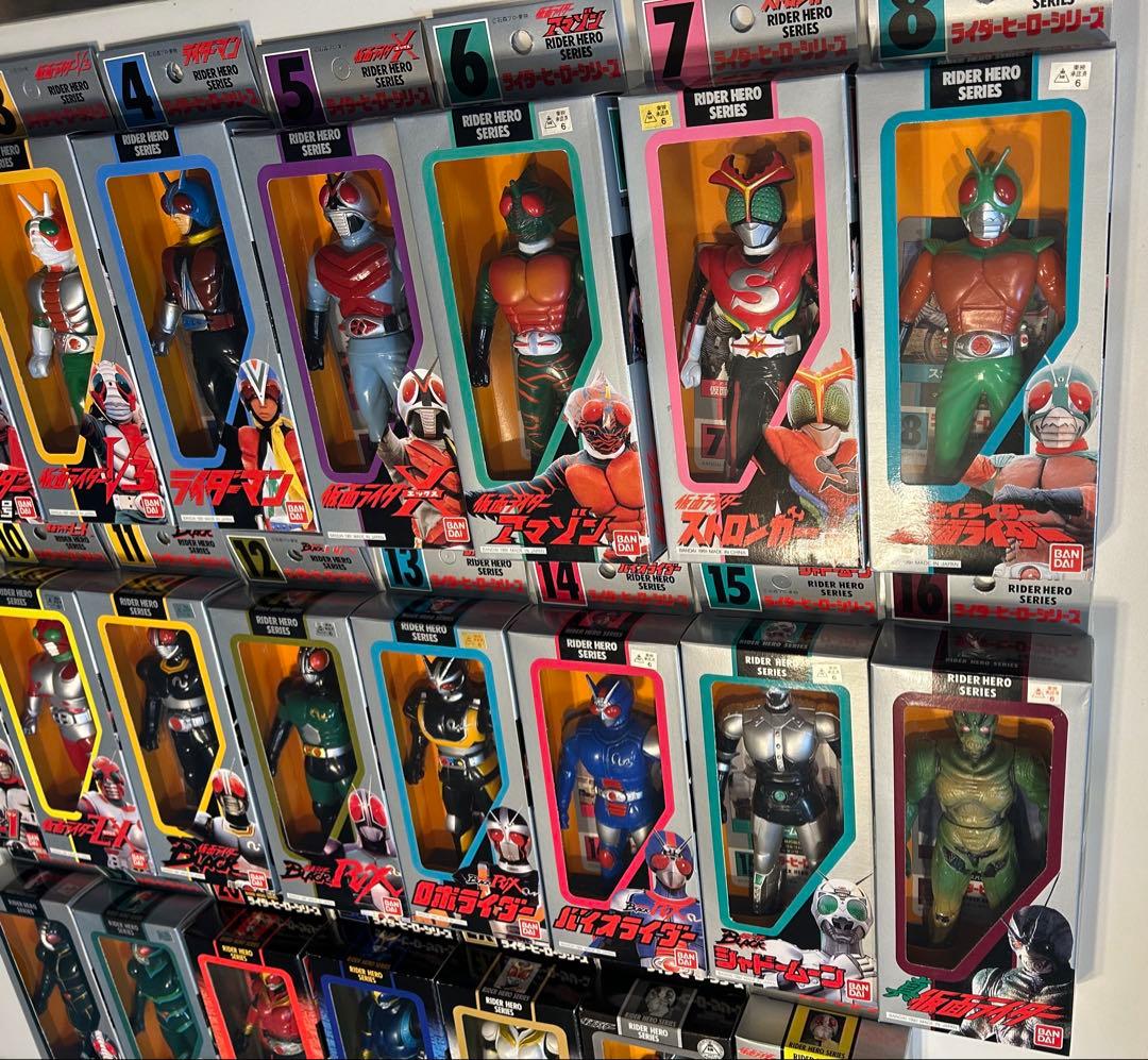 ライダーヒーローシリーズ　セミコンプ　新品未開封　コレクション品　1991年製