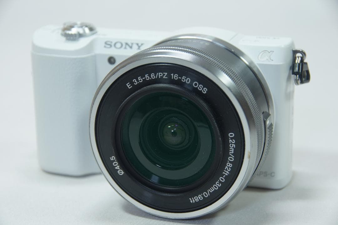 【極美品】 SONY α5100 ホワイト シャッター数3660回 【返品保証】