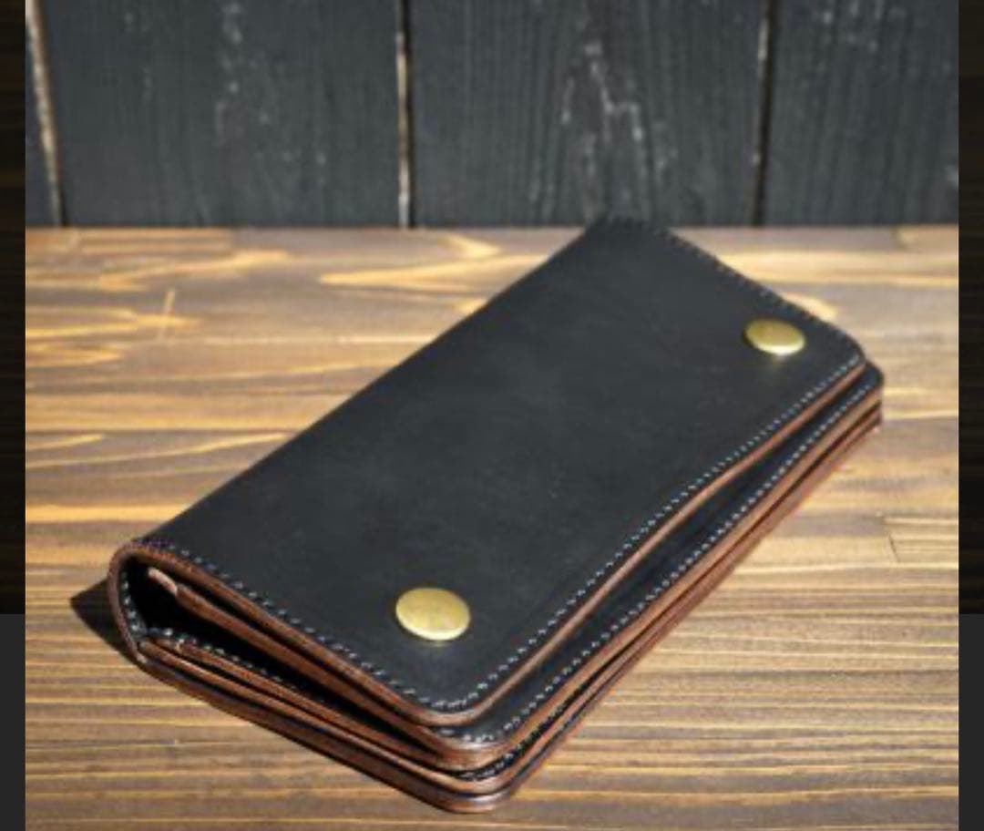 WorkStudioRivet ワークスタジオリベット　ウォレット　茶芯