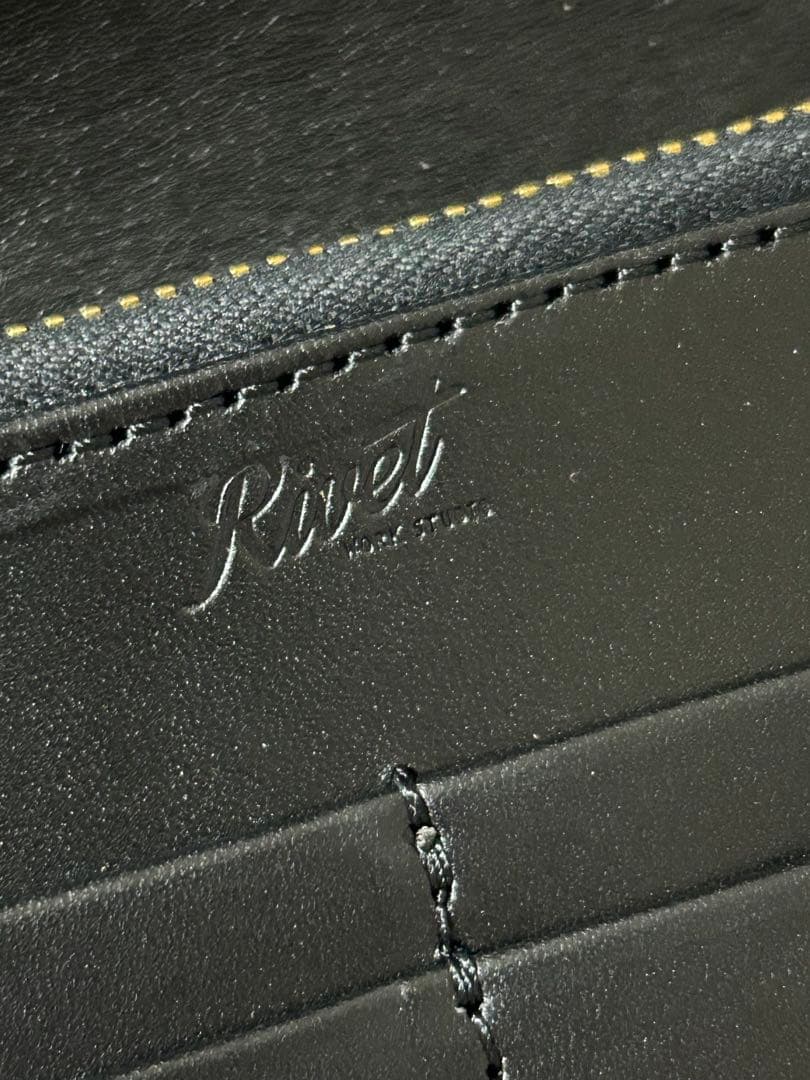 WorkStudioRivet ワークスタジオリベット　ウォレット　茶芯