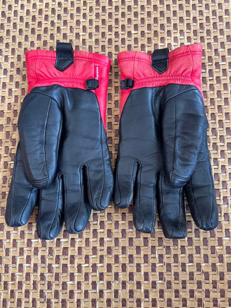 supreme the northface レザー　グローブ
