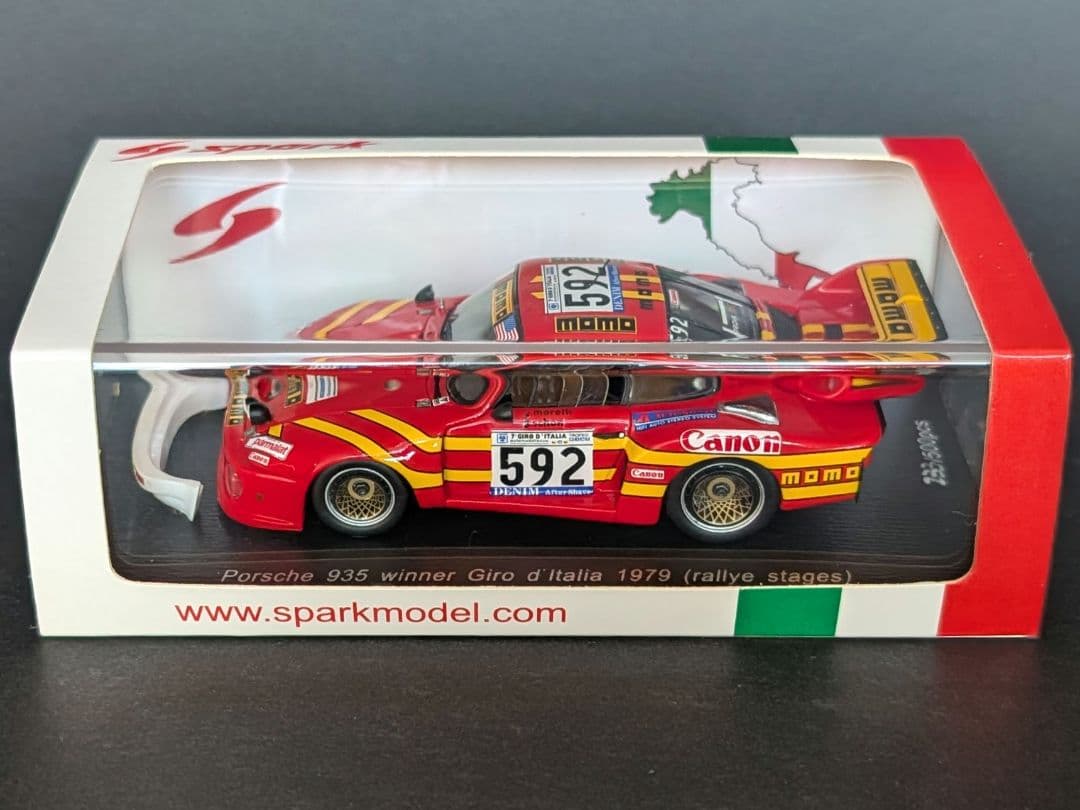 スパーク 1/43 ポルシェ 935 1979年 ジロ・デ・イタリア 優勝