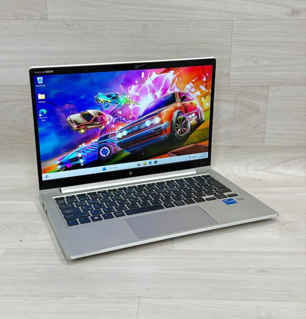 12世代　Hp EliteBookエイチピー/16GBバックライト付きフルHD