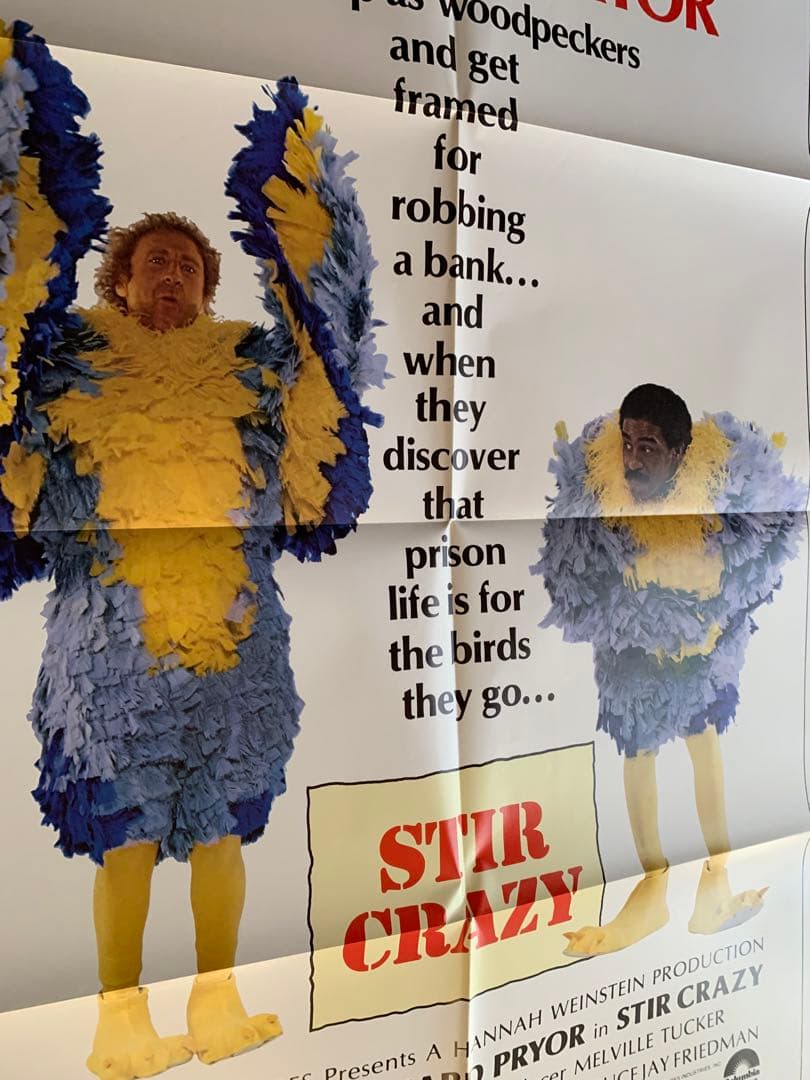 STIR CRAZY USオリジナル映画ポスター