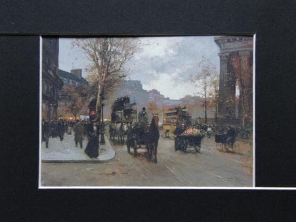 Cortes、Place de la Madeleine、希少画集より、新品額装