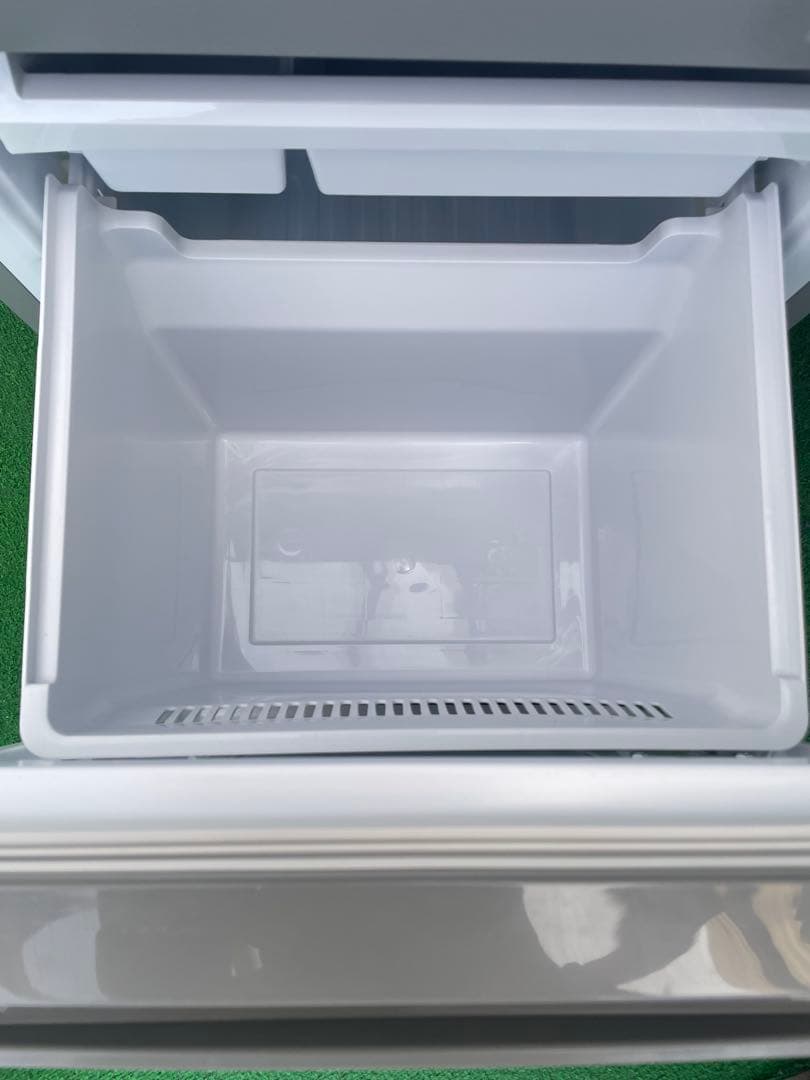 837 アクア ブラッシュシルバー2ドア冷蔵庫 一人暮らし 単身 大容量冷凍室