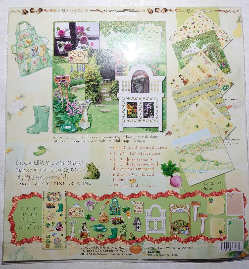 キャロルウィルソン スクラップブックキット&デザインペーパー セット