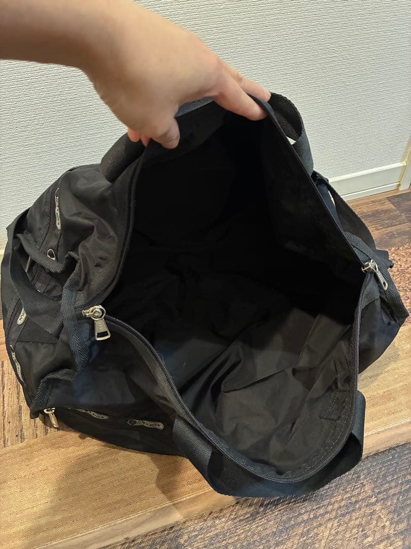 新品同　レスポートサック ボストンバッグ　オールブラック