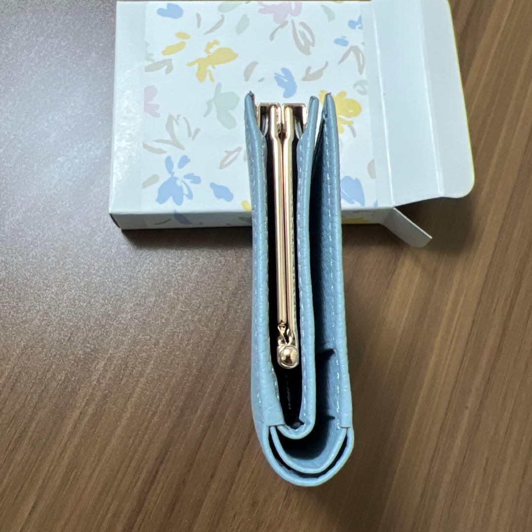 皇居財布　がま口　ブルー