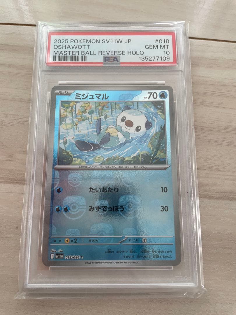 【PSA10 4連番】マスボミラー ビクティニ ポカブ ツタージャ ミジュマル