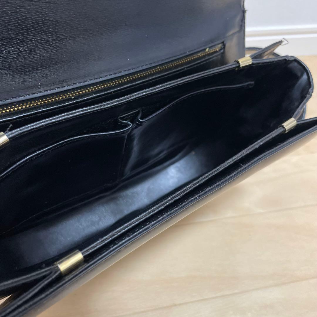 ■ CELINE（セリーヌ）良品 / レザー /ショルダーバッグ/ ブラック 黒