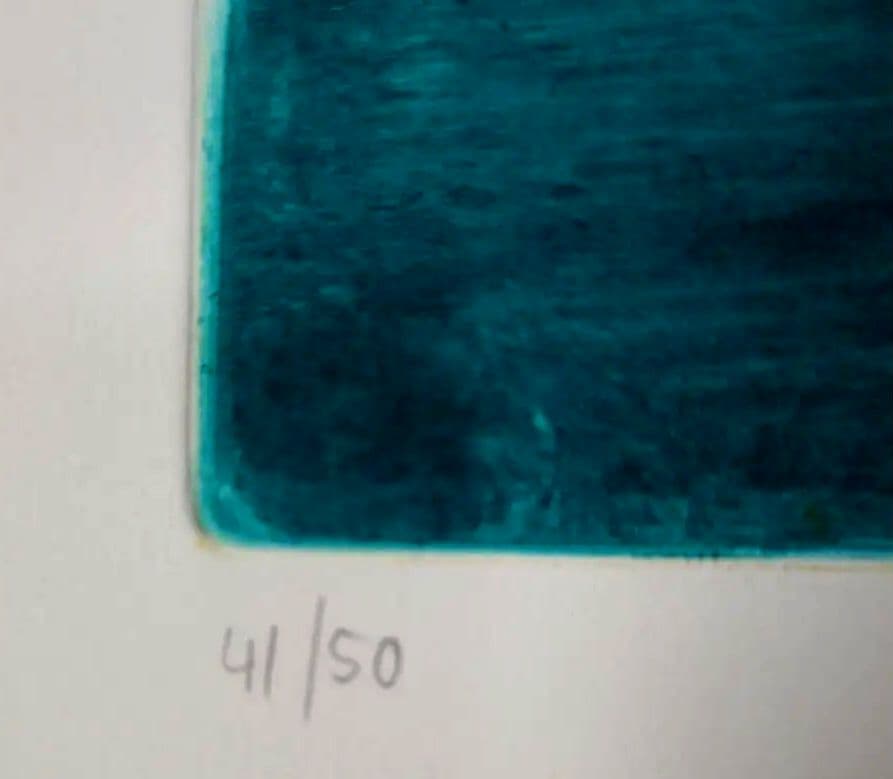 絵画　カラー銅版画　シ―ト