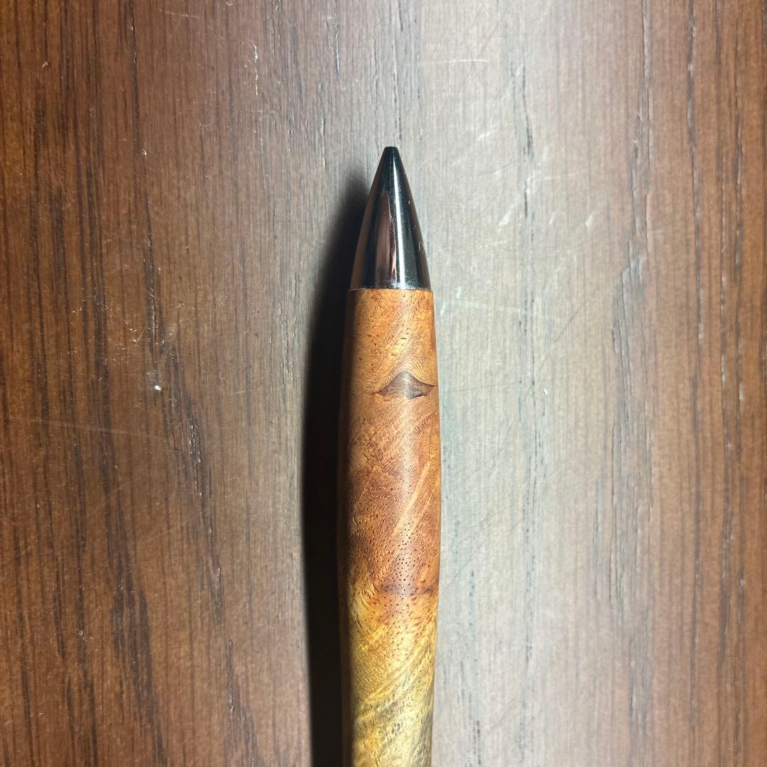 工房楔　シャープペンシル　花梨紅白