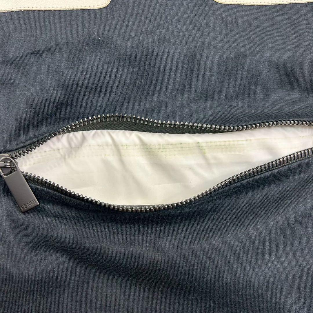 良品　フェンディ　モンスターアイ　半袖Tシャツ コットン　ブラック　XS