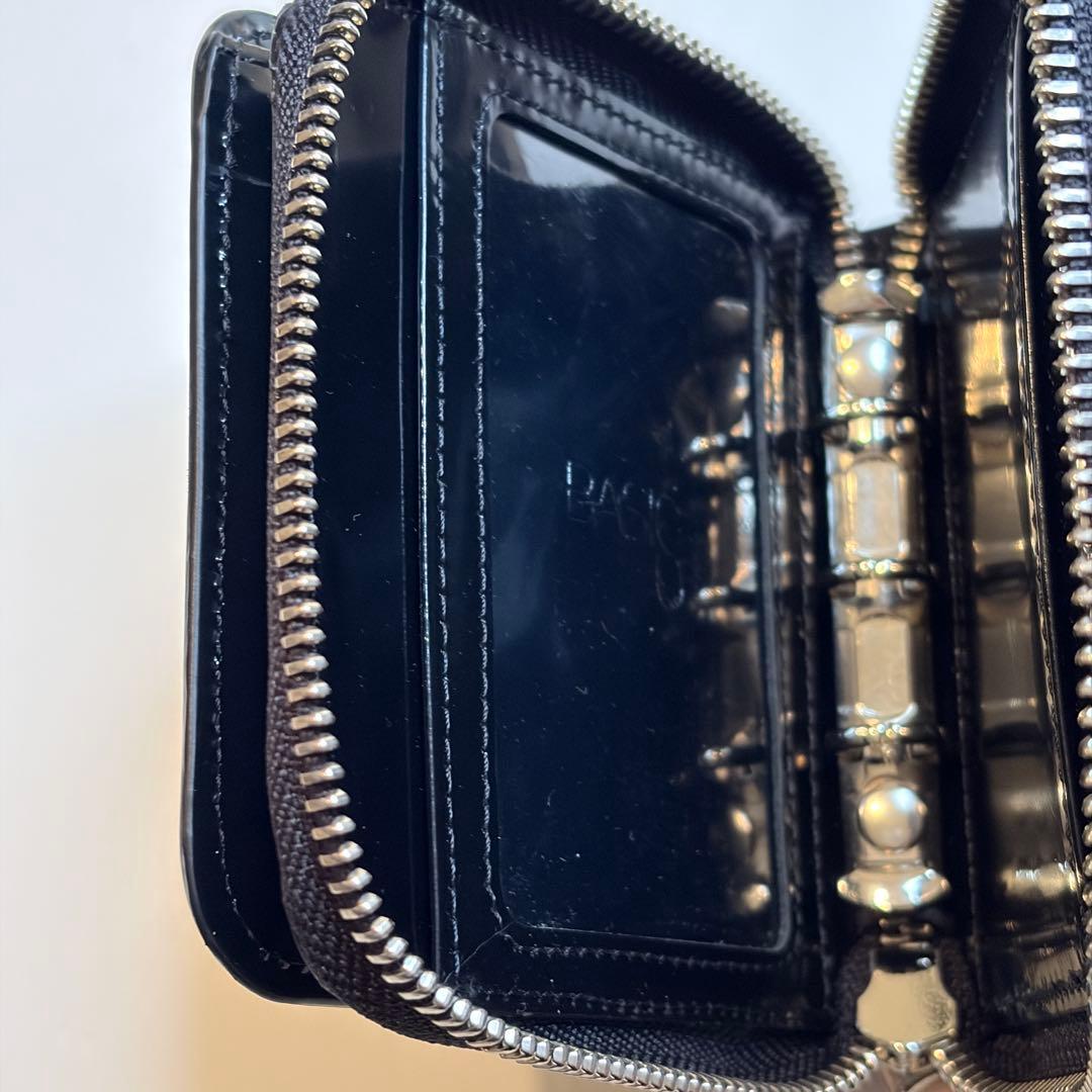 バインダー　ウォレット　ブラック　韓国　貯金