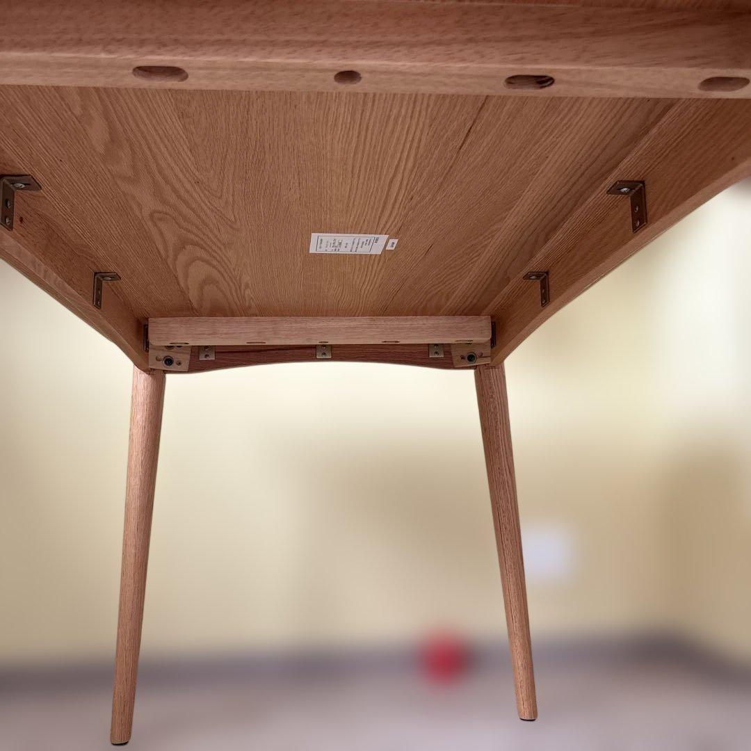 【美品　送料込】大塚家具　ダイニングテーブル135c m×80cm ウレタン塗装