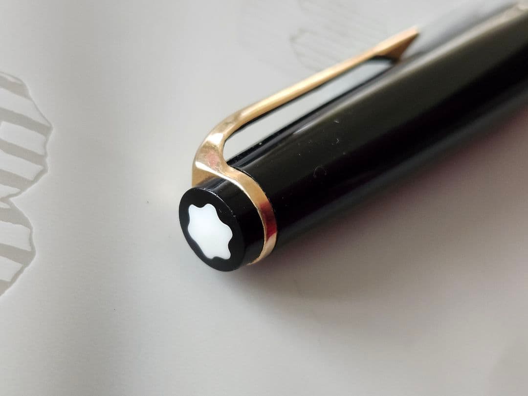 '60s モンブランNo.24 ブラック 万年筆 14C 14金