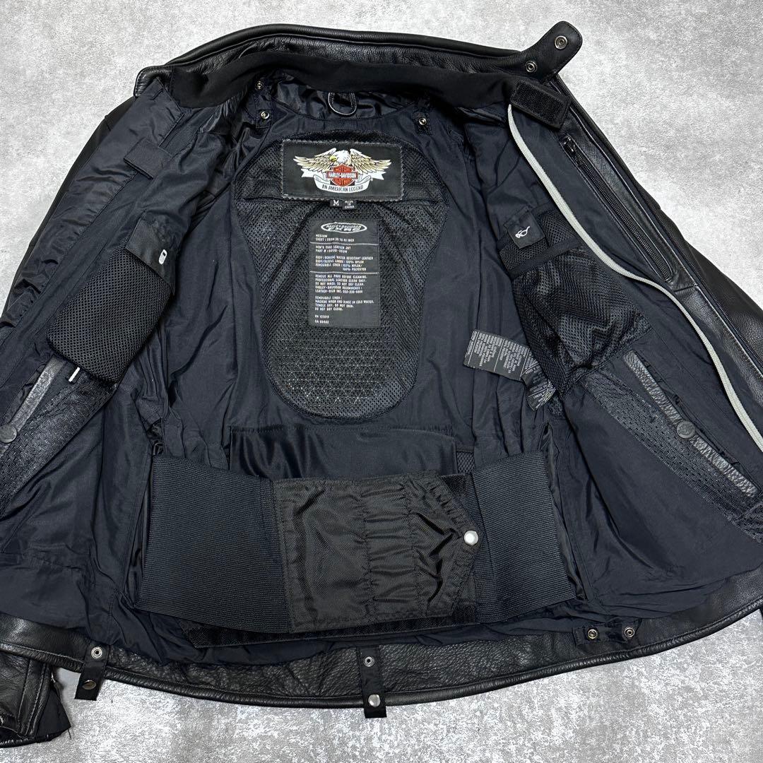 ハーレーダビッドソン ライダース ジャケット FXRG レザー 本革 2way