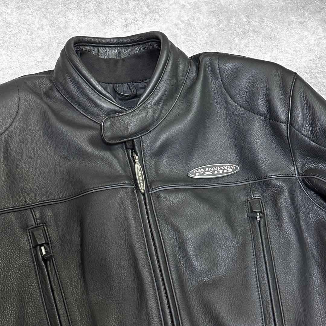 ハーレーダビッドソン ライダース ジャケット FXRG レザー 本革 2way